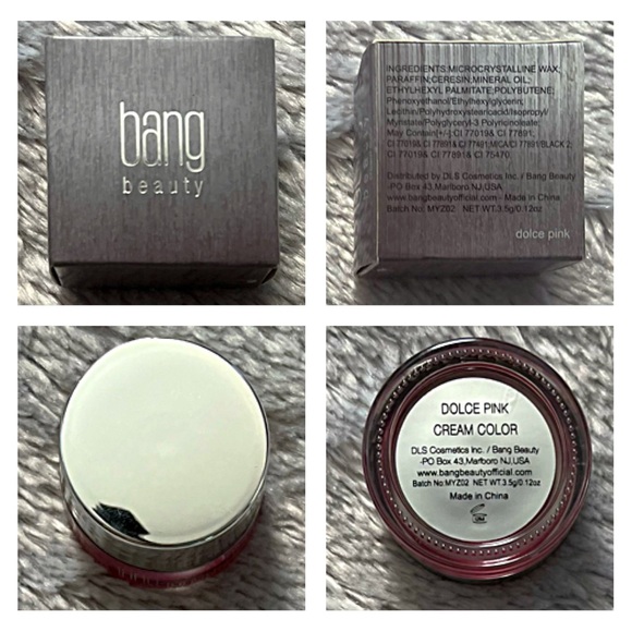 NIB BANG BEAUTY CREAM COLOR “Dolce Pink” MULTI USE COLOR Highly Pigmented - Picture 8 of 11